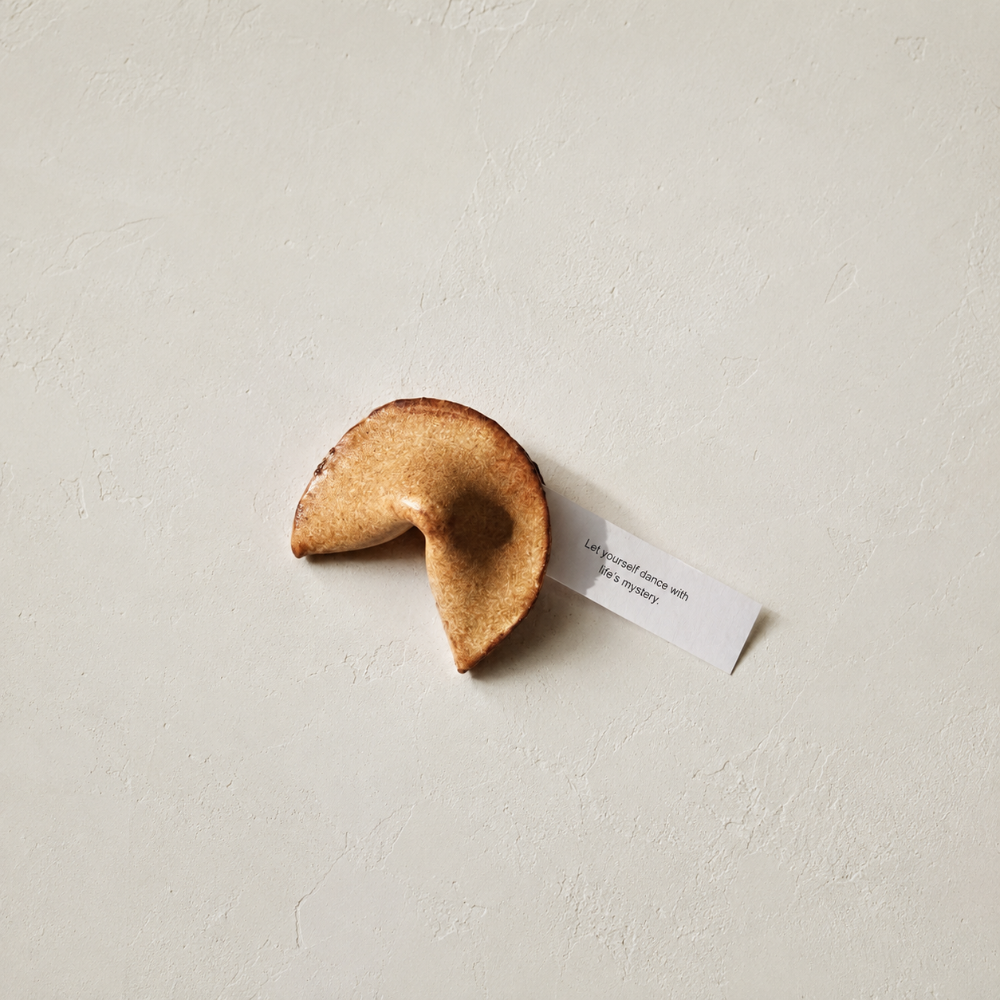Ceramic Fortune Cookie