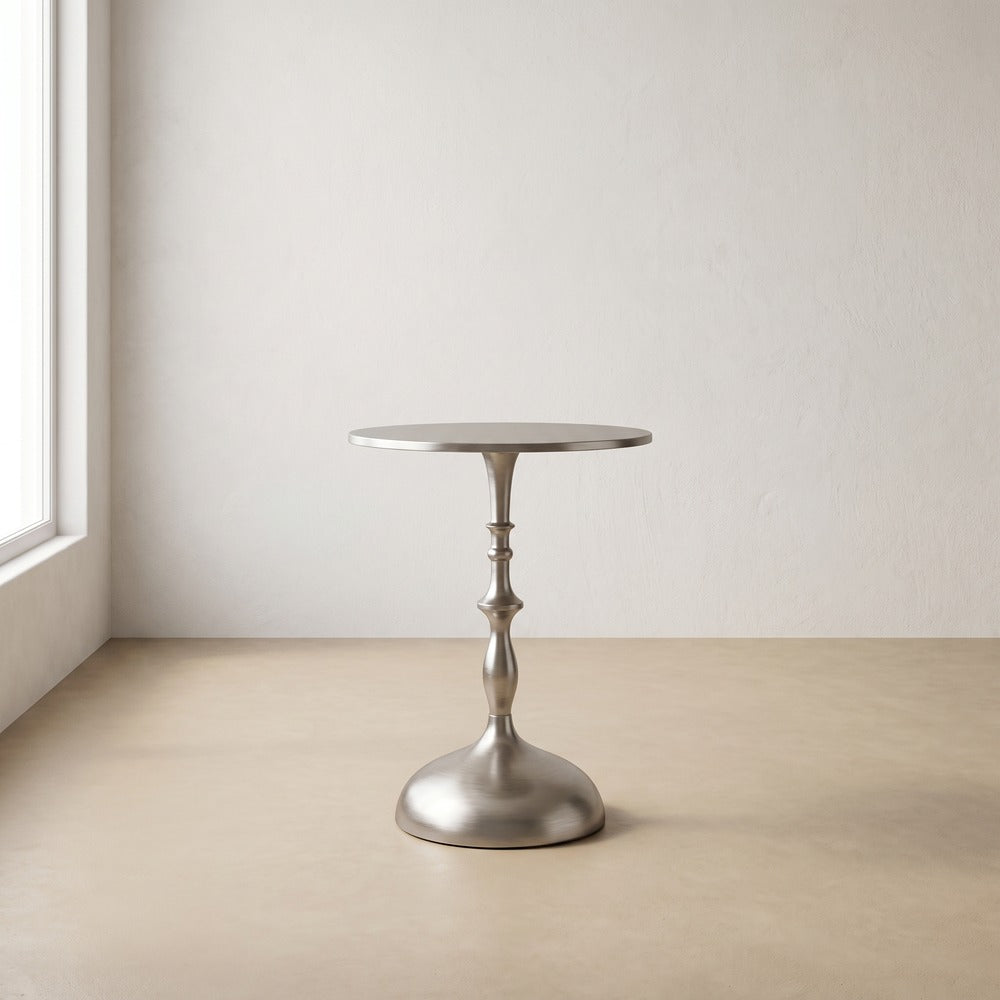 Chrome Finish Side Table