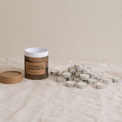 Citronella & Lemongrass Tealights (Set of 24)