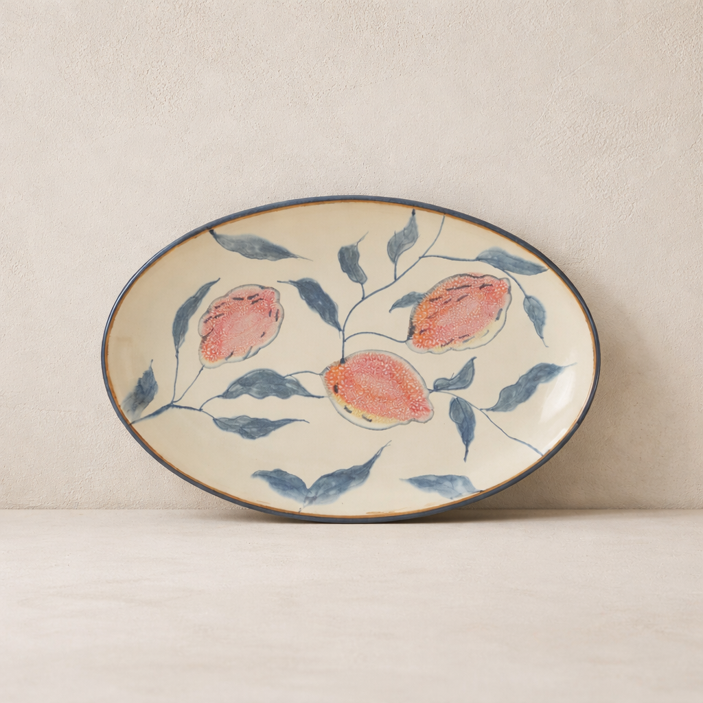 Citrus Stoneware Serving Platter