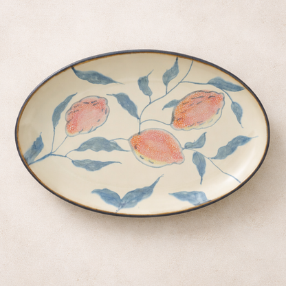 Citrus Stoneware Serving Platter