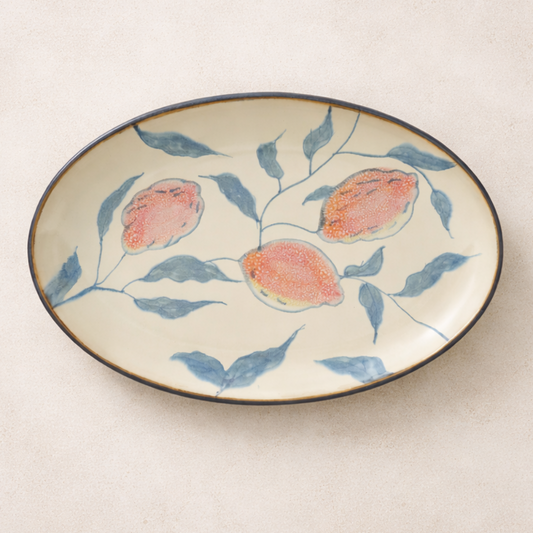 Citrus Stoneware Serving Platter