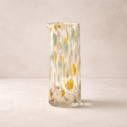 Confetti Glass Handle-Less Pitcher