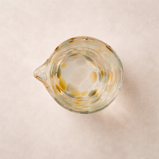 Confetti Glass Handle-Less Pitcher