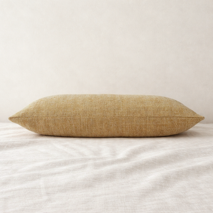 Coriander Linen Lumbar Pillow