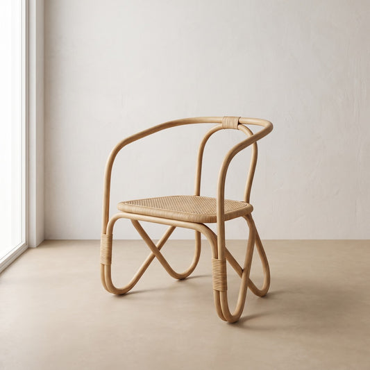 Curved Teak Chair