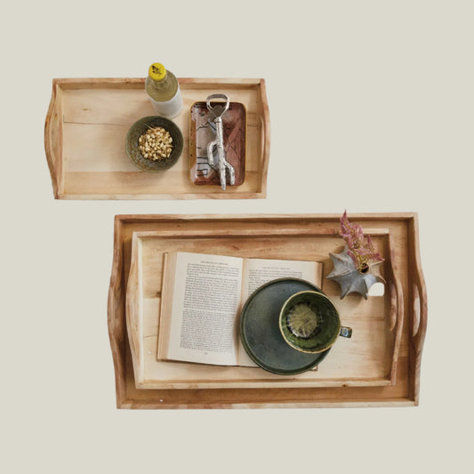 Acacia Tray With Handles