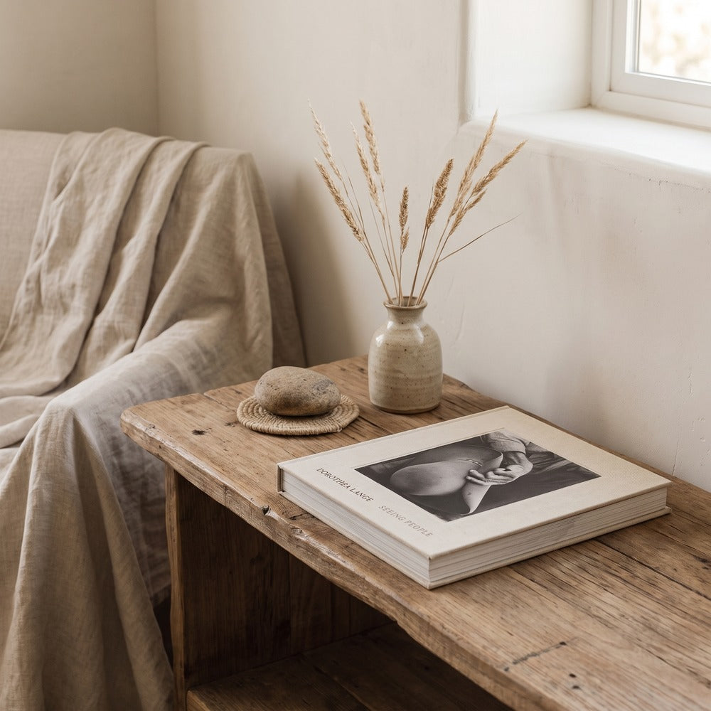 Dorothea Lange: Seeing People, styled at home