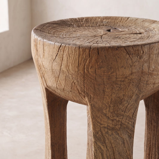 Footed Stool, detail