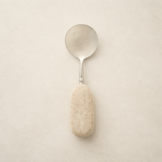 Found Stone Spoon