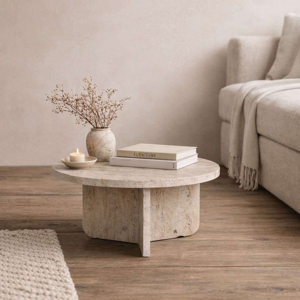 Genoa Golden Marble Coffee Table