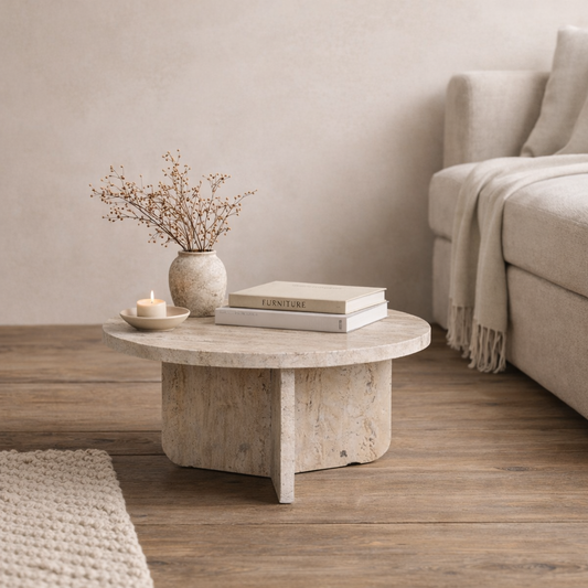Genoa Golden Marble Coffee Table