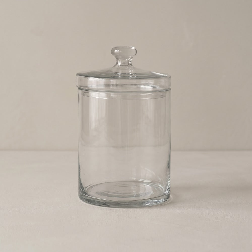 Glass Jar with Lid, Large
