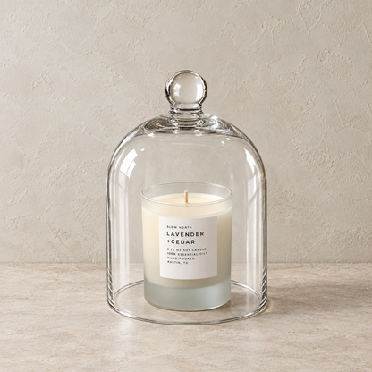 Glass Candle Cloche