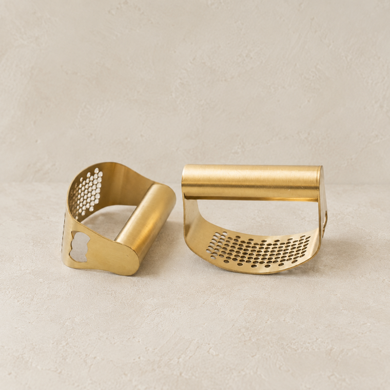 Gold Tone Garlic Rocker