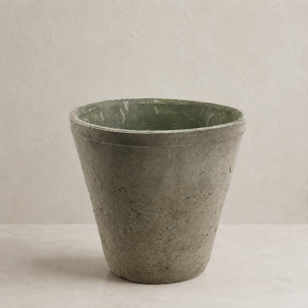 Gray-Wash Terracotta Pot