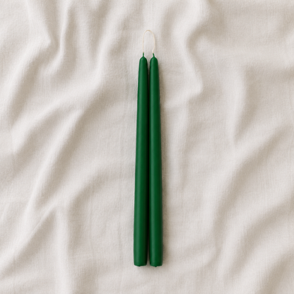 Hand-Dipped Beeswax Taper Candles