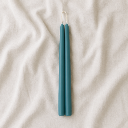 Hand-Dipped Beeswax Taper Candles