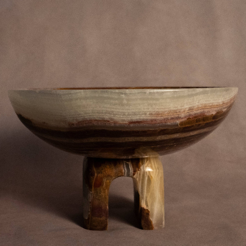 Heirloom Arched Onyx Bowl