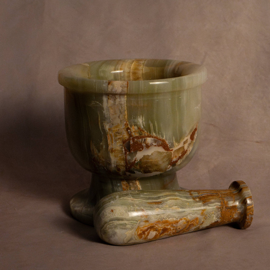 Heirloom Onyx Mortar & Pestle