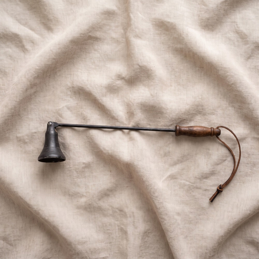 Iron and Wood Candle Snuffer