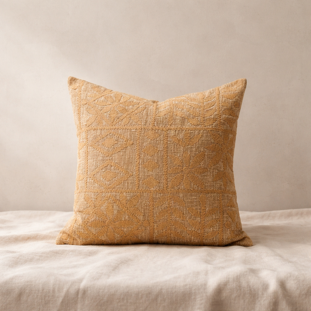 Isolde Embroidered Pillow - 20"x20"