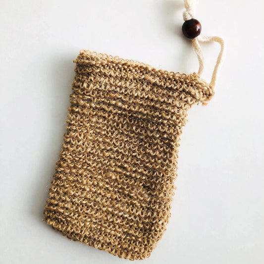 Jute Soap Holder + Exfoliator