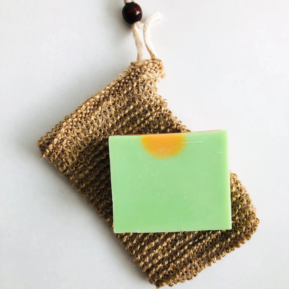 Jute Soap Holder + Exfoliator