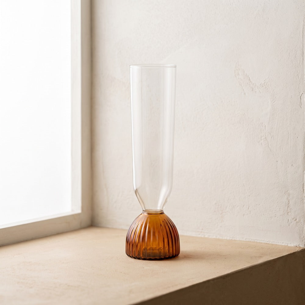 Kairos Champagne Flute, Amber