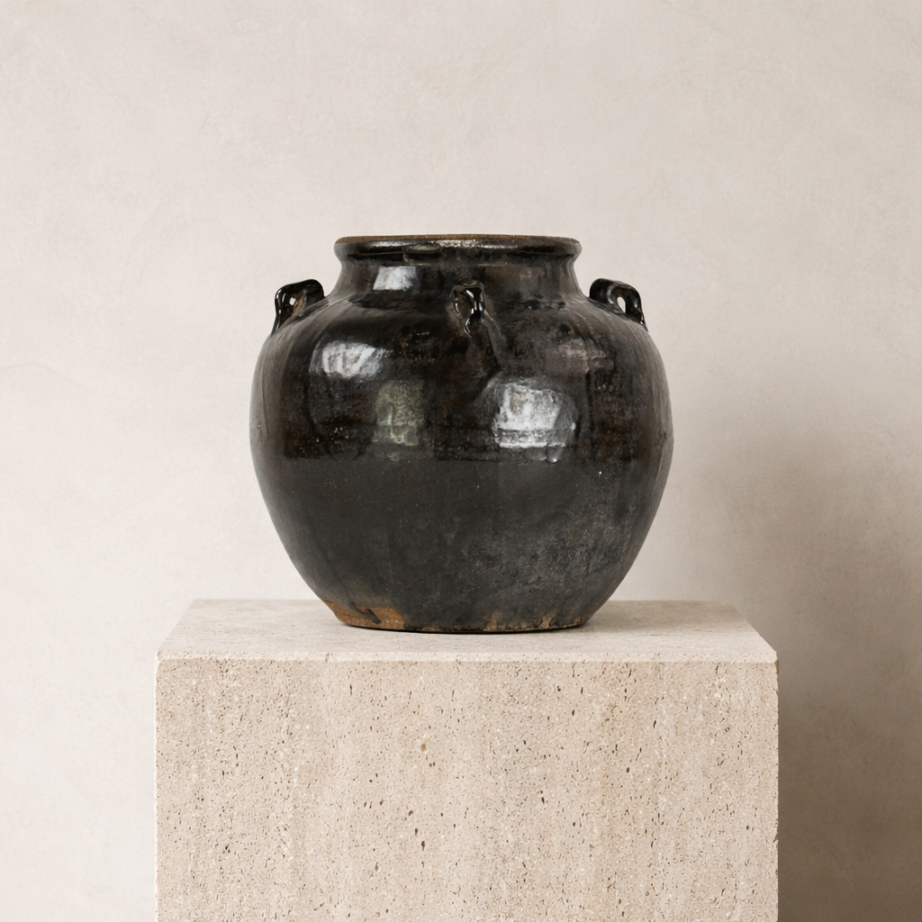 Large Glazed Pot