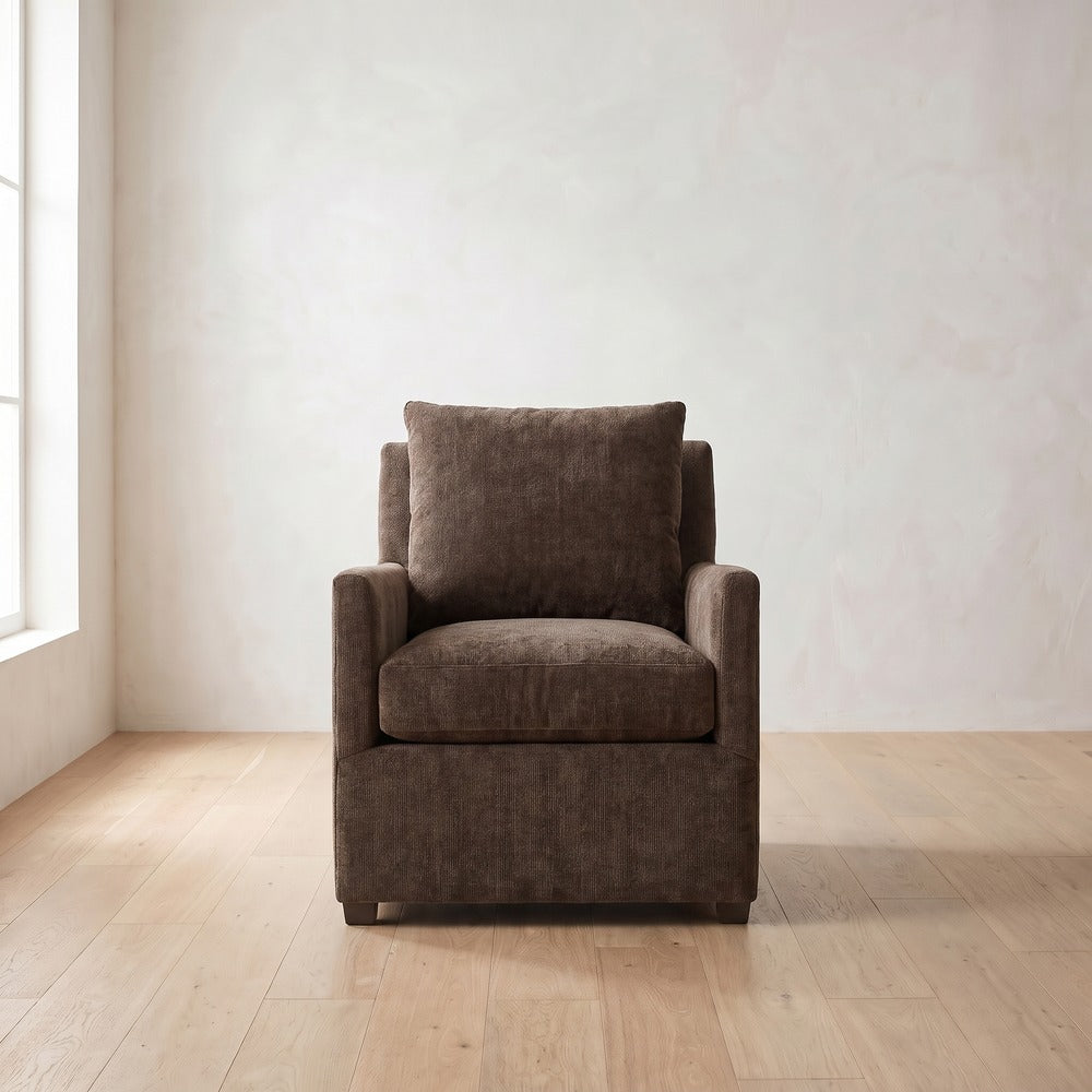 Lilah Chair in Bark Chenille