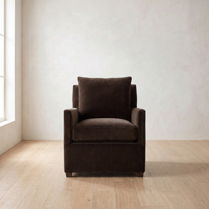 Lilah Chair in Bark Velvet