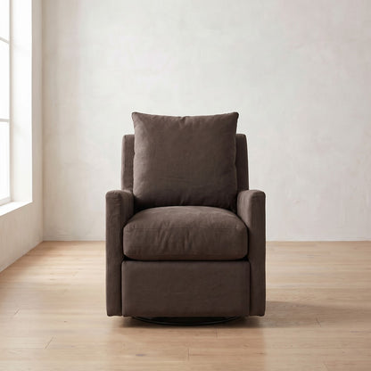 Lilah Recliner in Bark Linen