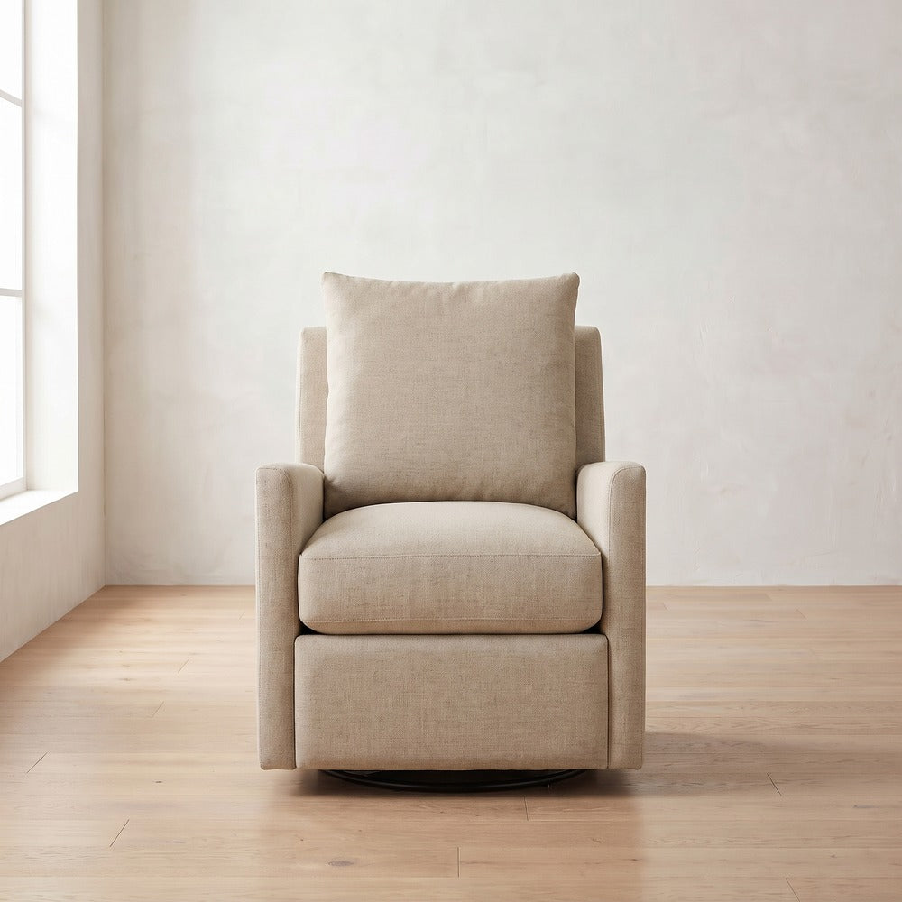 Lilah Recliner in Natural Performance Linen