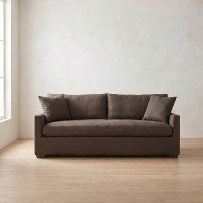 Lilah Sleeper Sofa in Bark Linen