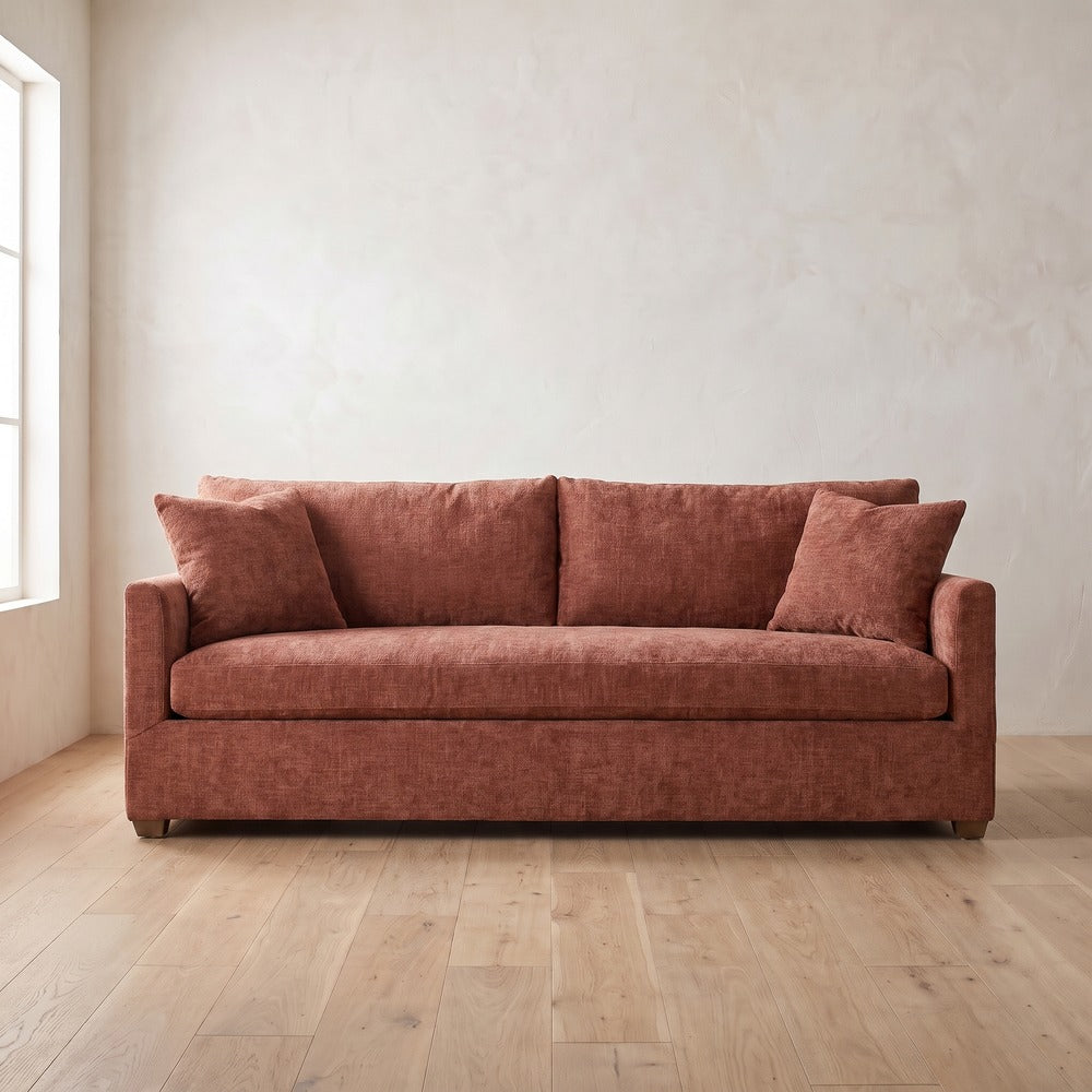 Lilah Sofa in Brick Chenille