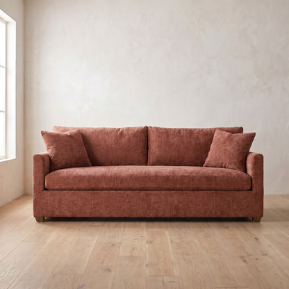 Lilah Sofa in Brick Chenille