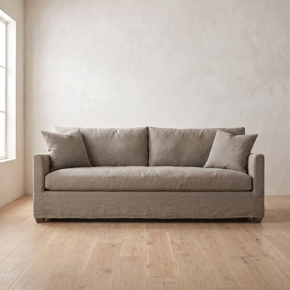 Lilah Sofa in Putty Linen