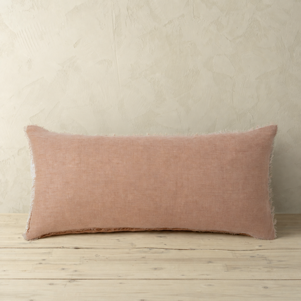 Lina Linen Lumbar Pillow - 14"x31"