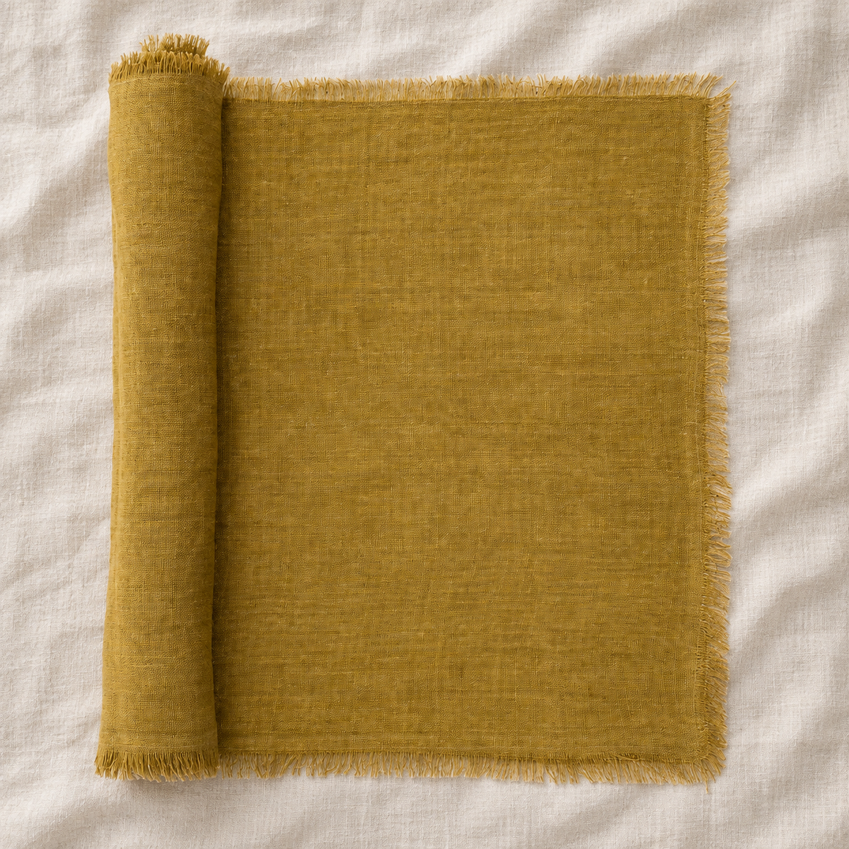 Lina Table Runner, Cumin