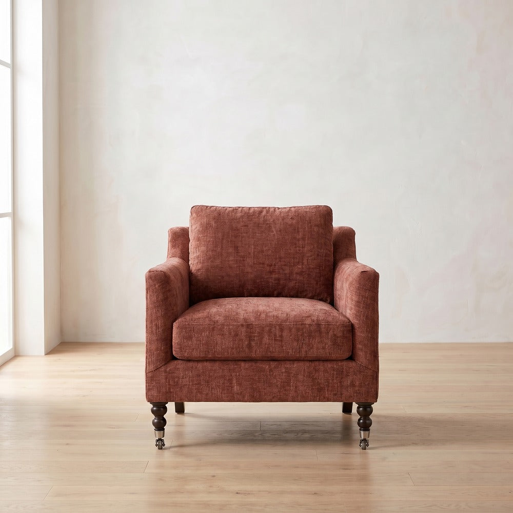 Madeline Chair in Brick Chenille