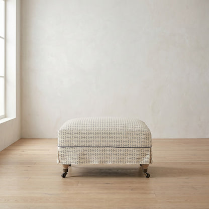Madeline Short Skirt Ottoman