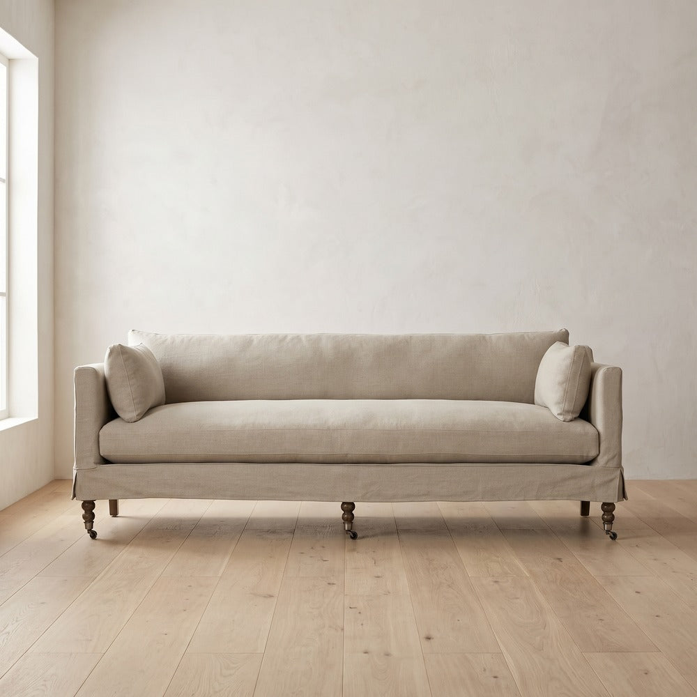 Madeline Short Skirt Settee