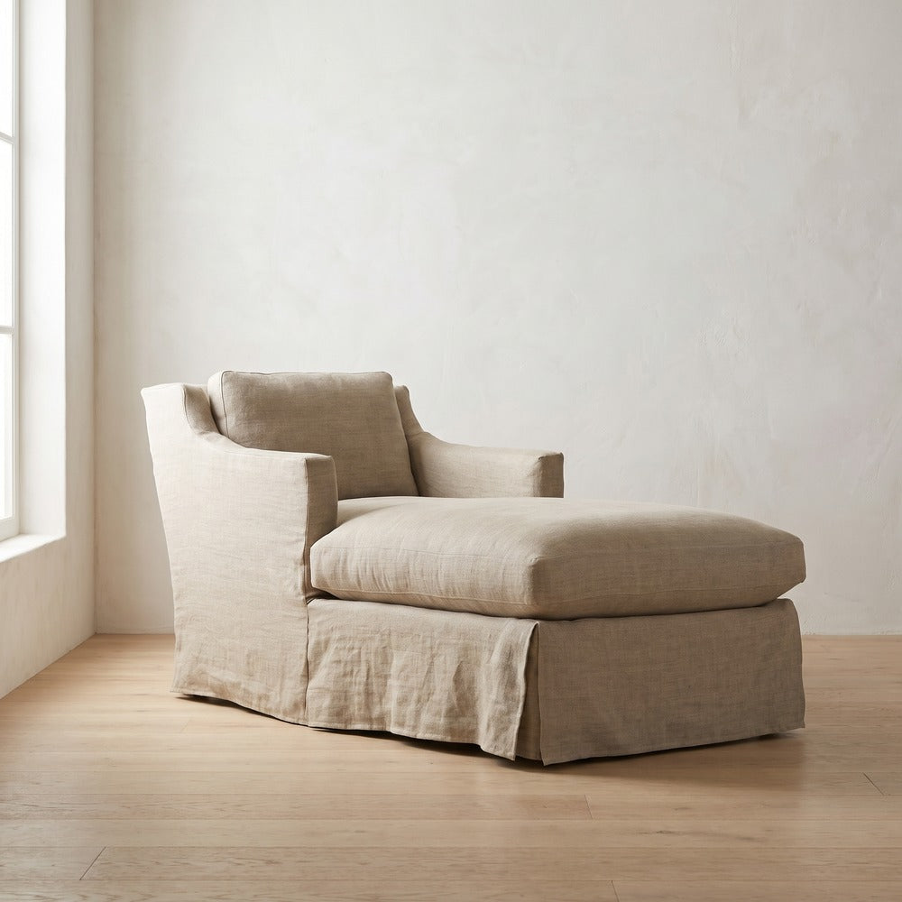 Madeline Slipcover Chaise Chair