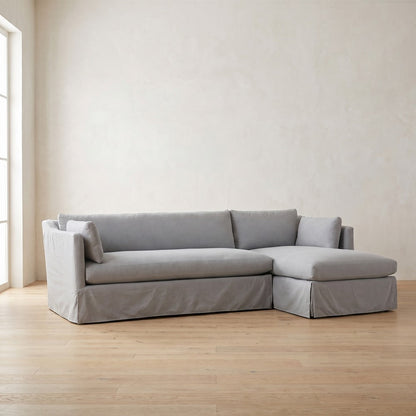 Madeline Slipcover Chaise Sectional