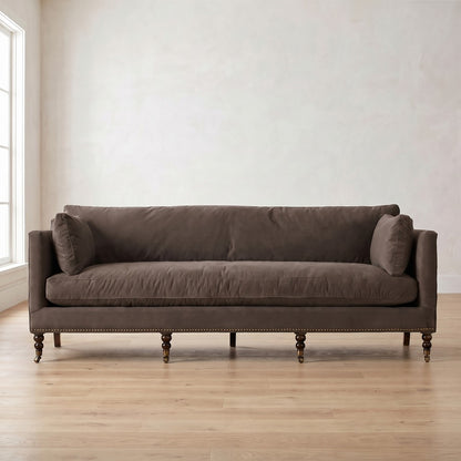 Madeline Sofa in Bark Linen