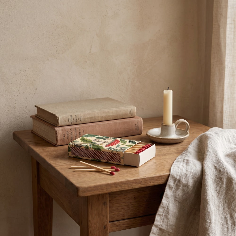 Matches in Box, Dots in the Garden, styled at home
