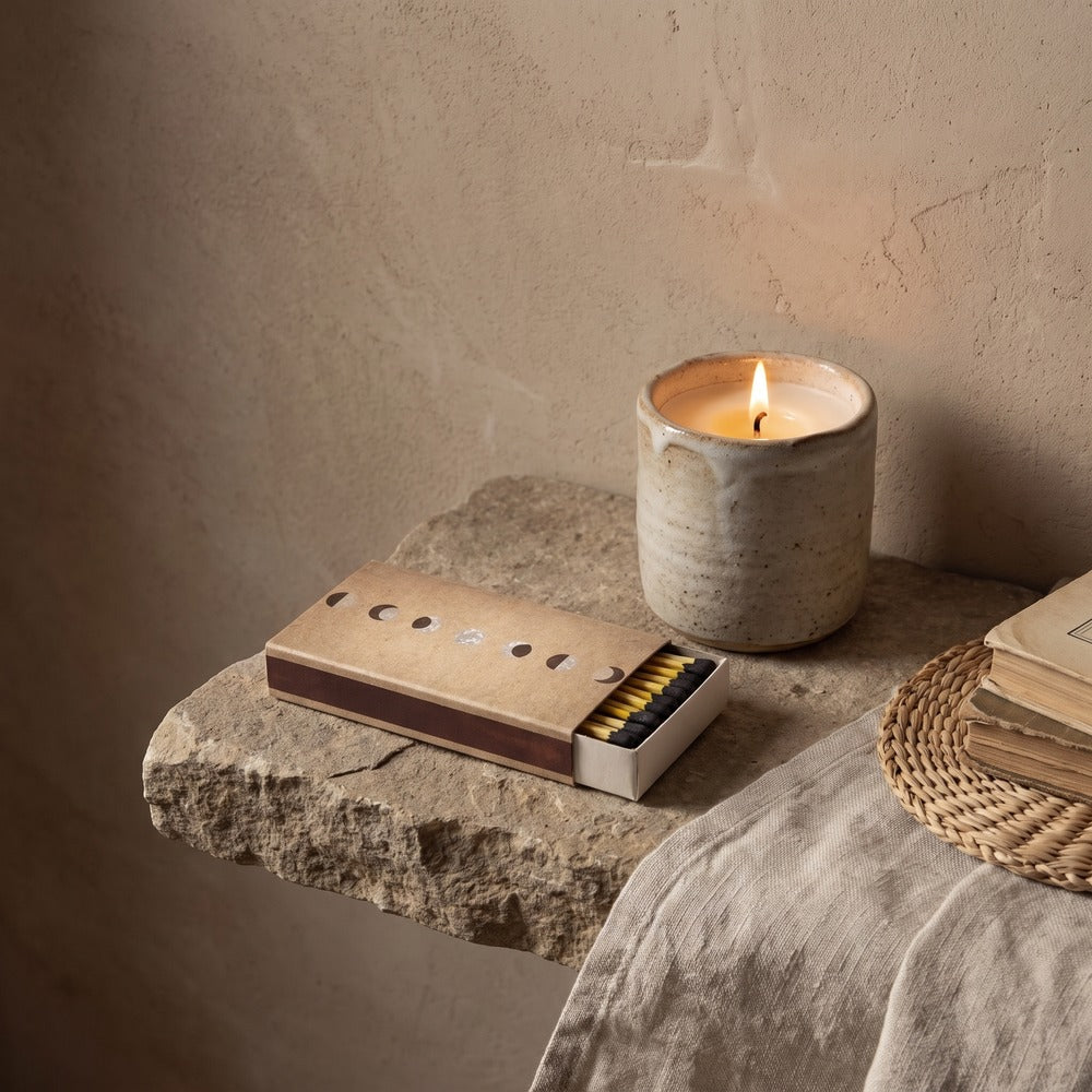Matches in Box, Phases of the Moon, styled at home