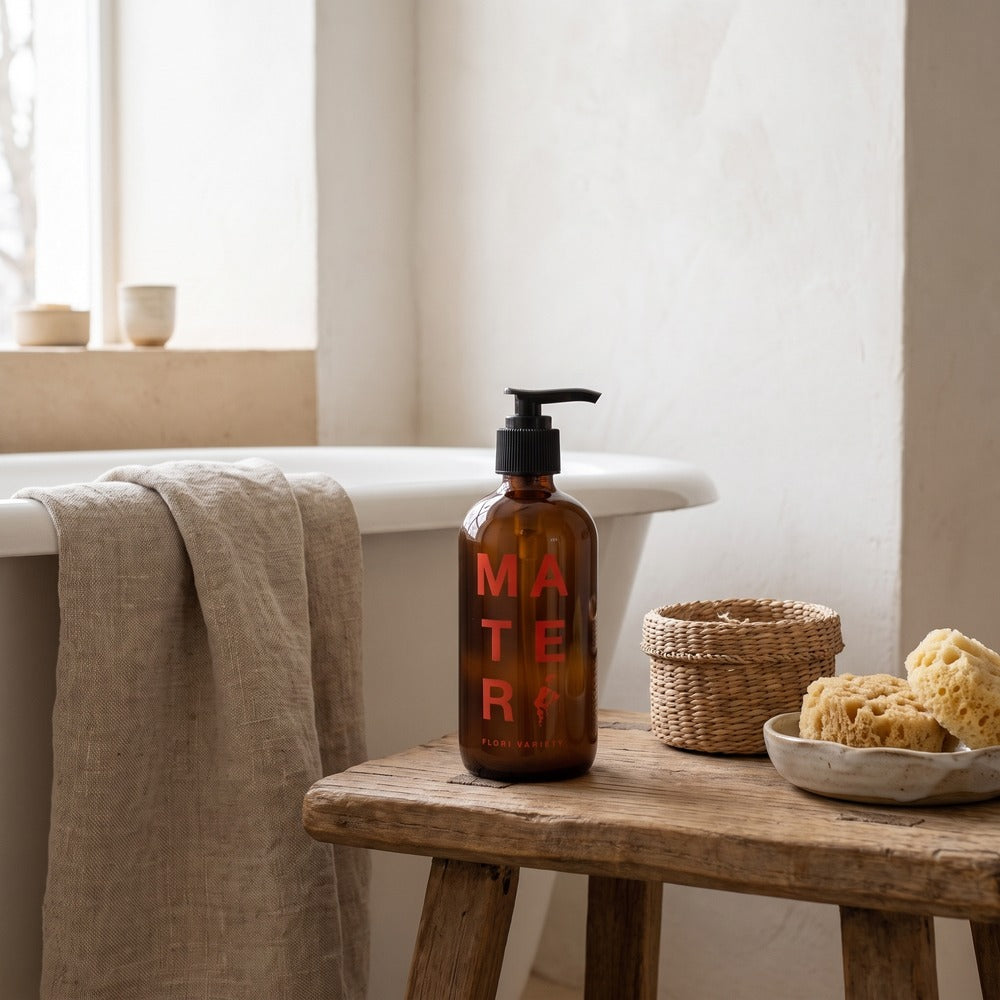 Mater Hand and Body Soap, Flori, styled at home