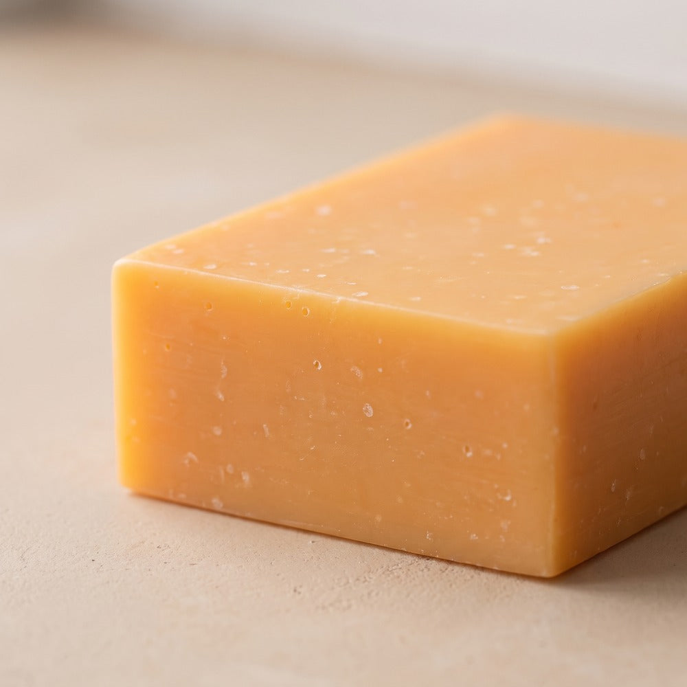 Mater Soap Bar, Geranium, styled at home